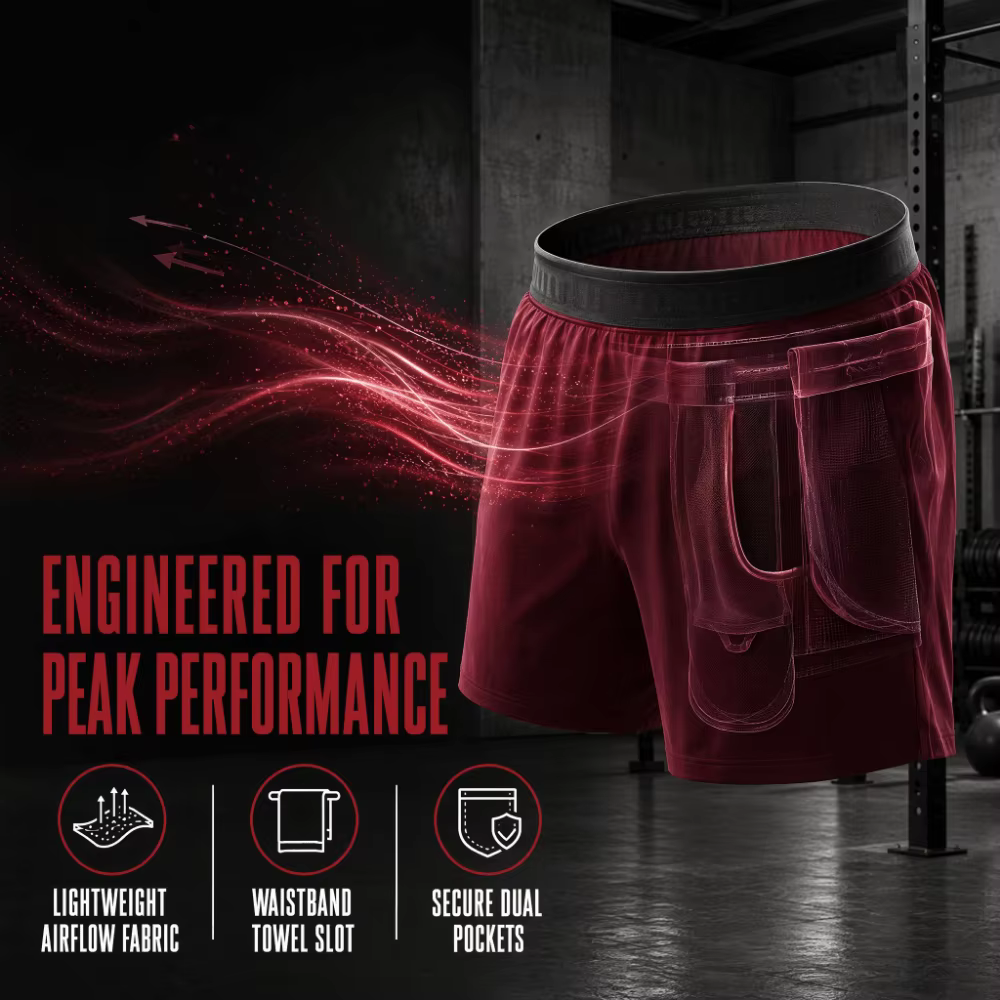 Pantalones Cortos de Deporte con Cintura Elástica y Secado Rápido - imagen 3