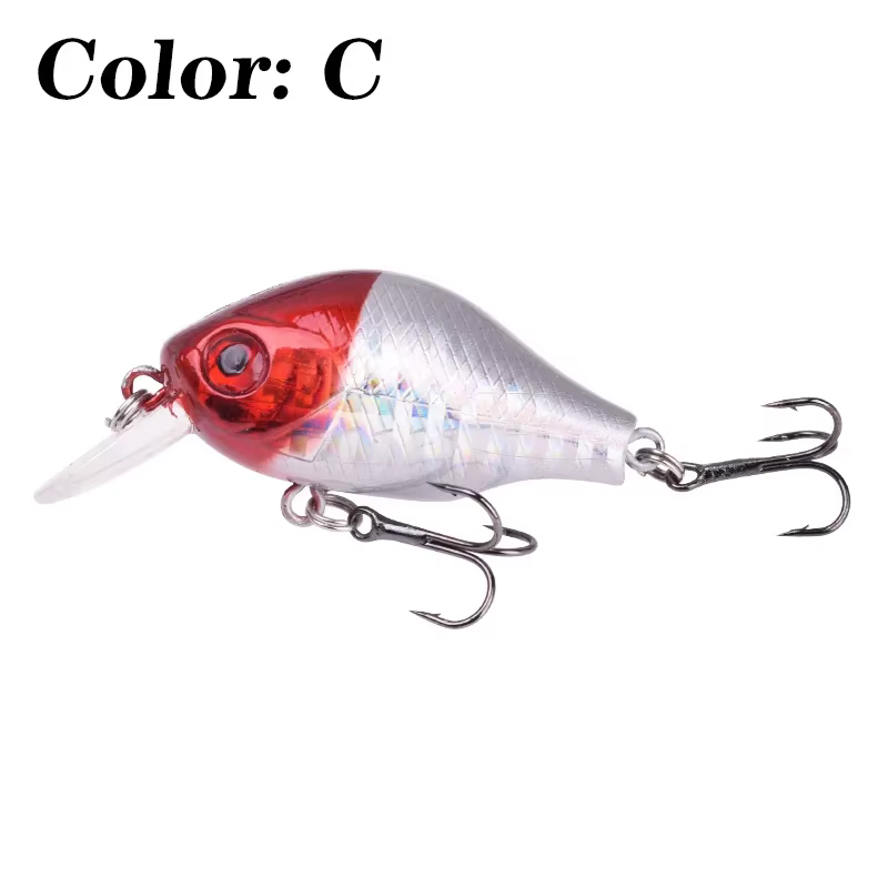 Isca Minnow Crankbait 5,5 cm 8g colores mezclados para lubina - imagen 5