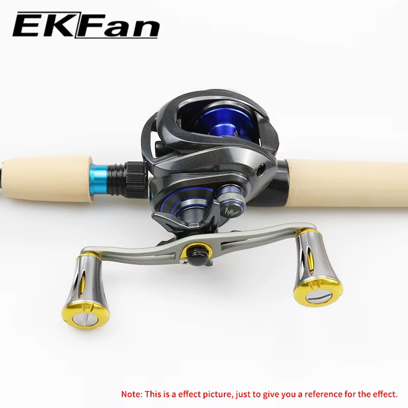 EKFan Mango de carrete aluminio 120mm para Baitcasting - imagen 4