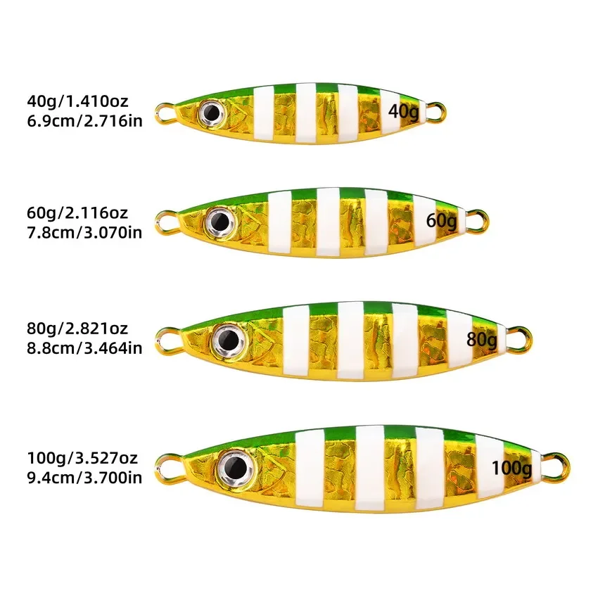 Señuelo cucharilla de metal para jigging y spinning - imagen 3