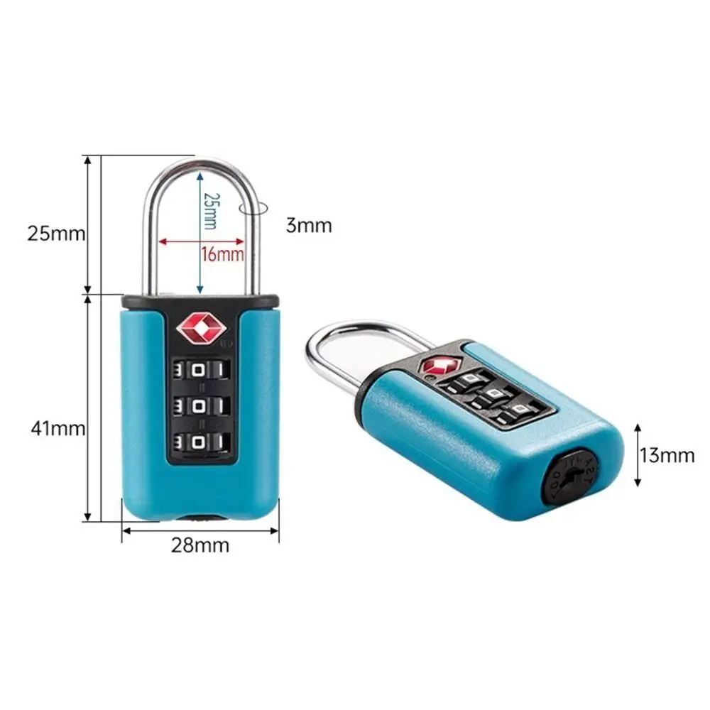 Candado de combinación TSA antirrobo para maletas y equipaje - imagen 2