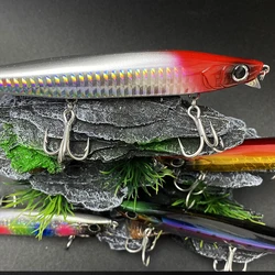 Jerkbait minnow hundido láser para pesca en agua salada