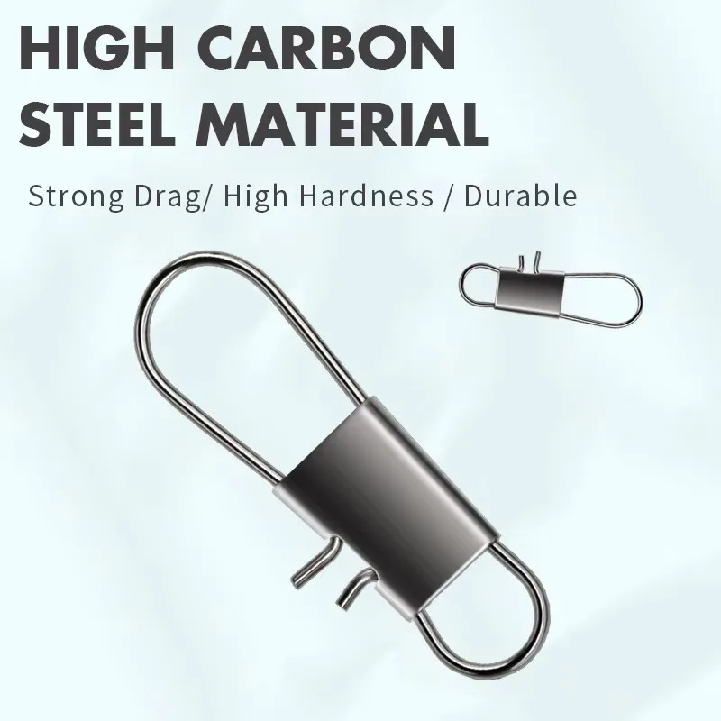 WEIHE Anzuelo giratorio multi-vías con cierre rápido de acero carbono - imagen 4