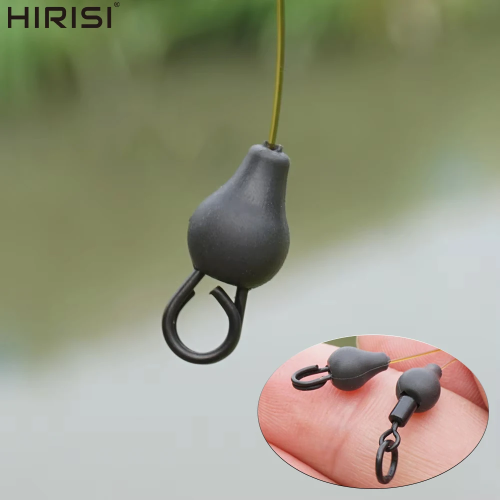 HIRISI Perlas de goma pera para montajes Chod Rig y Hair Rig - imagen 3