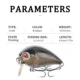 Crankbait jerkbait flotante de cebo duro para lubina y carpa - imagen 2