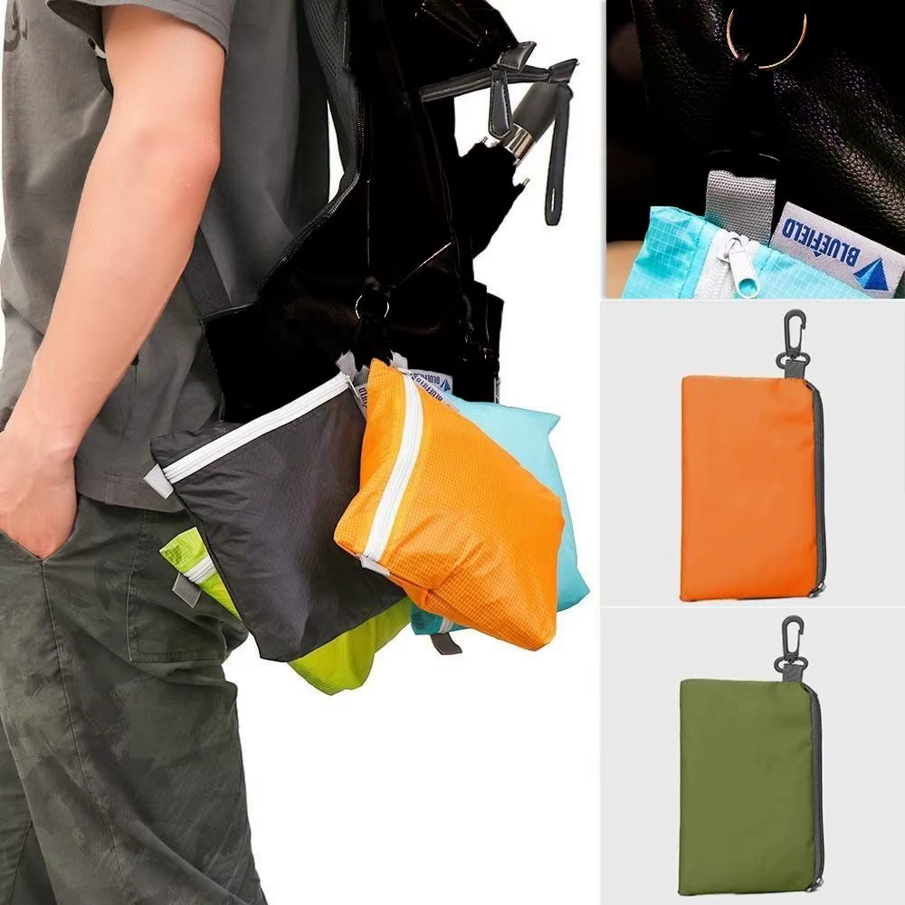 Bolsa impermeable con cremallera y mosquetón para pesca deportiva - imagen 3