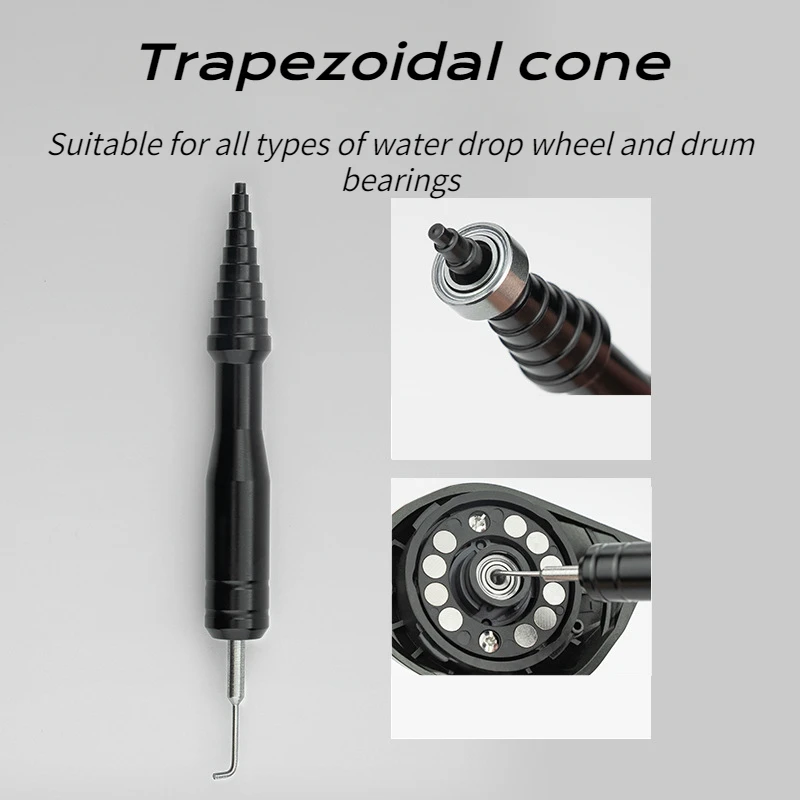 Kit reparación rueda pesca gota agua con señuelo herramienta giratoria - imagen 4