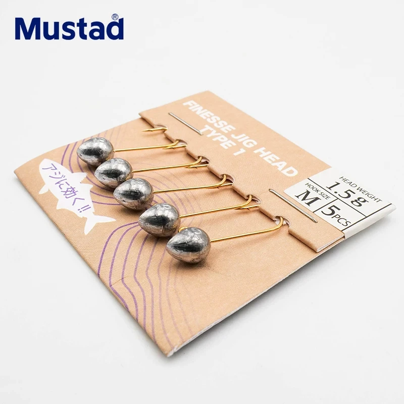 Mustad Finesse Jig Head – Anzuelo plomado para vinilo - imagen 5