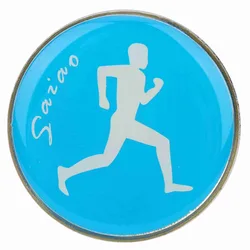 4 monedas de sorteo para árbitro de doble cara, 5 mm de grosor, frente azul, moneda de sorteo de fútbol, reverso rojo, moneda de sorteo para juez.