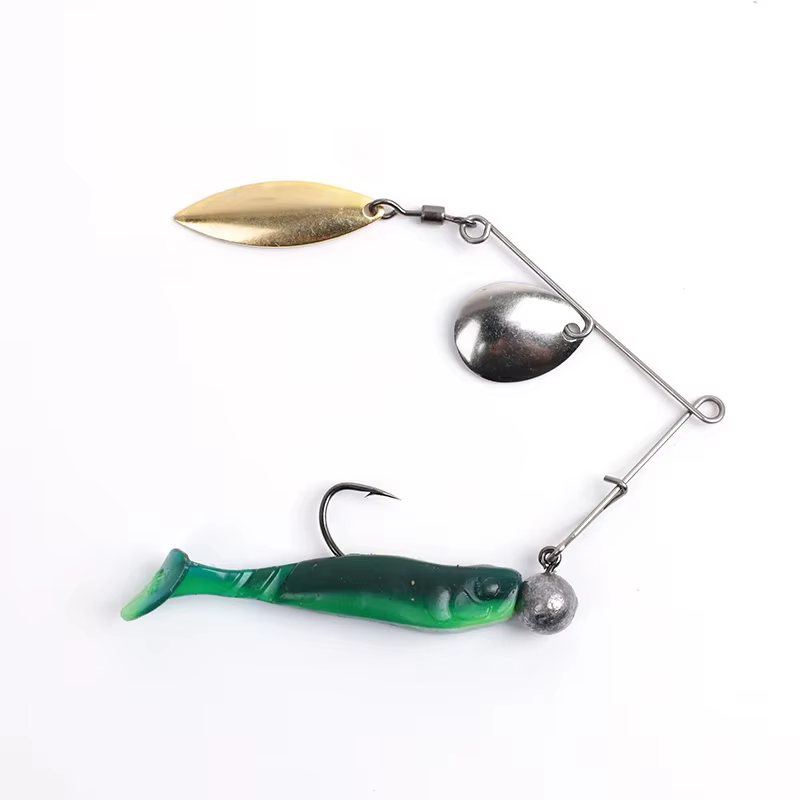 OUTKIT Spinnerbait 2,5g – Señuelo giratorio para lubina - imagen 5
