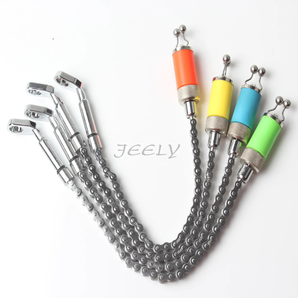 Indicadores de picada para carpa con cadena de acero inoxidable - imagen 2