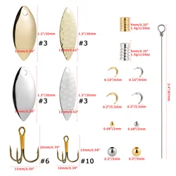 Spinnerbait kit de fabricacion para lubina y trucha
