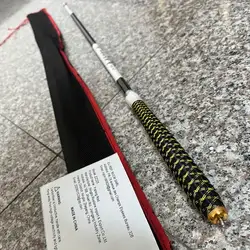 Caña de pesca portátil ZZ225 de fibra de carbono plegable