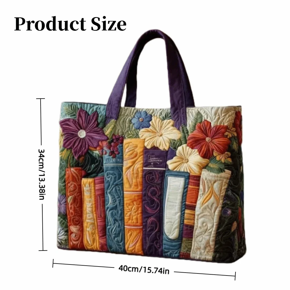Bolso Tote Vintage bandolera mujer estampado 2D tela Oxford - imagen 3