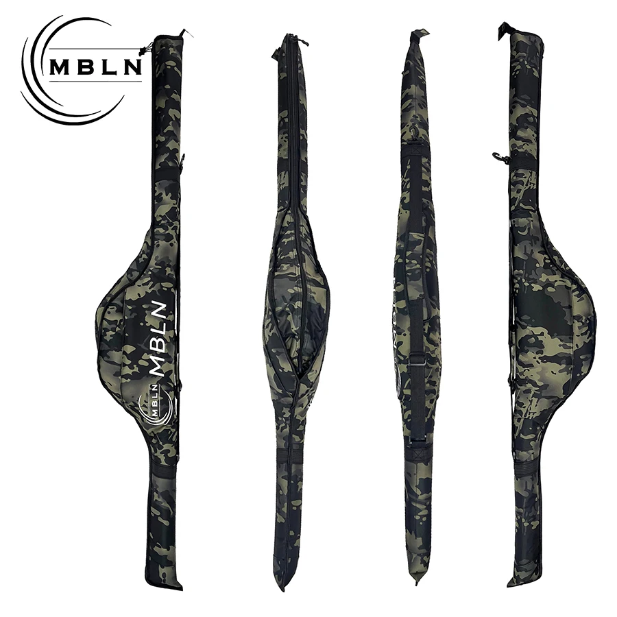 Funda para cañas plegable y ligera, gran capacidad portátil para pesca - imagen 2