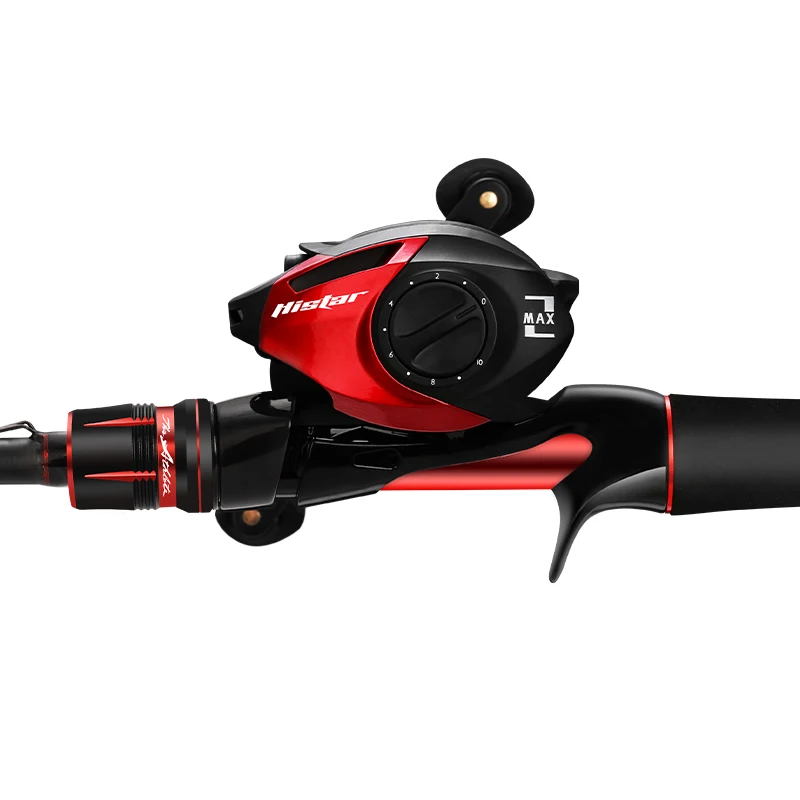 Histar MS-X caña baitcasting acción rápida, carbono y freno doble - imagen 4