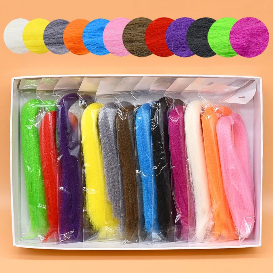 Fibras de baitfish en varios colores