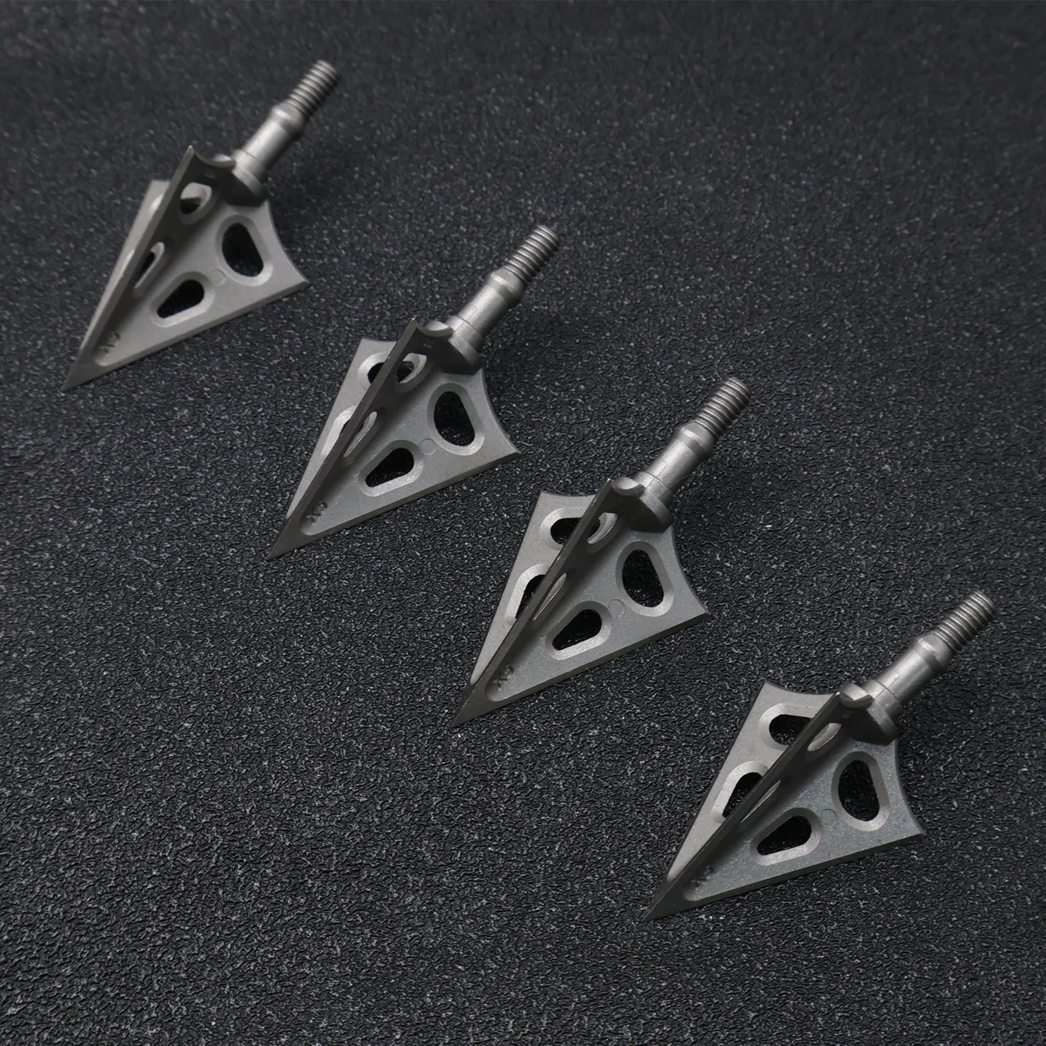 Punta de caza X5 triangular fija base roscada para arco recurvo - imagen 3