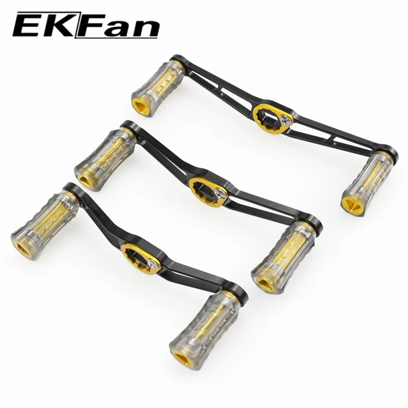 Carrete de señuelos EKFan ultraligero con pomo acrílico y manivela - imagen 4