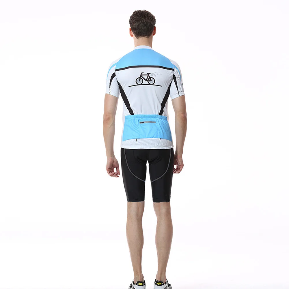 Camiseta ciclismo secado rápido transpirable hombre manga corta - imagen 4