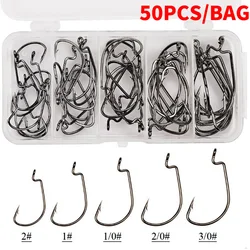 Anzuelos triples con púas Bodecin – Juego Texas Rig para vinilos de pesca Bodecin