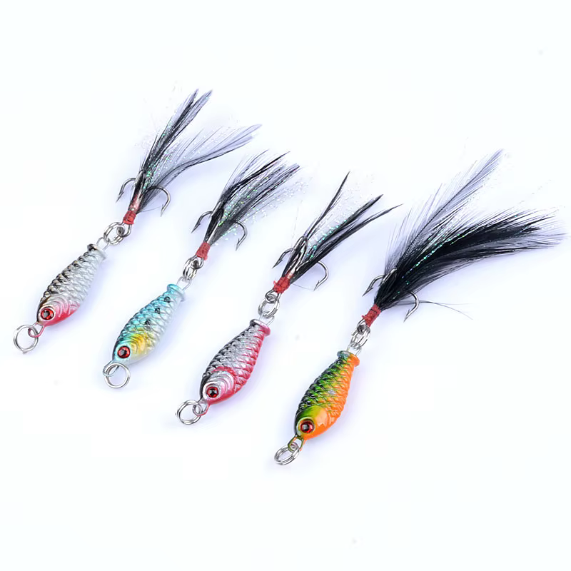 Señuelo VIB metálico cuchara para trucha – Pesca de invierno - imagen 2