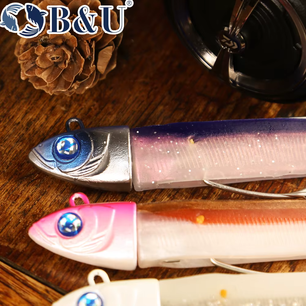 B&U Señuelo blando brillante 115 mm para lubina y lucio - imagen 5