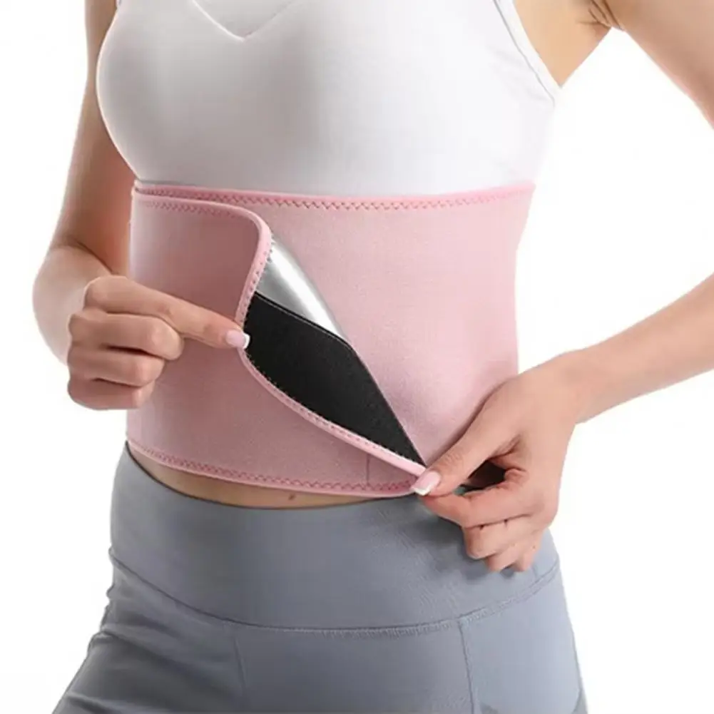 Faja reductora cintura con bolsillo y efecto sauna para abdomen - imagen 4