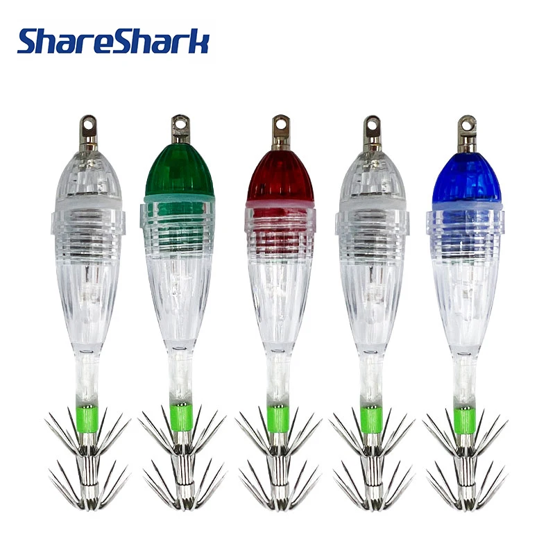 ShareShark Luces LED intermitentes para pesca nocturna con batería