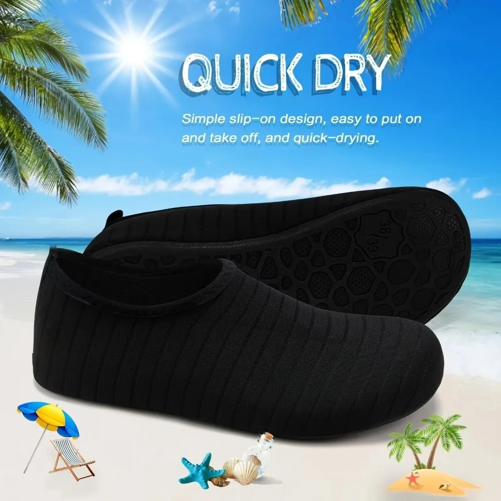 Zapatos acuáticos unisex antideslizantes de secado rápido con suela de goma - imagen 4