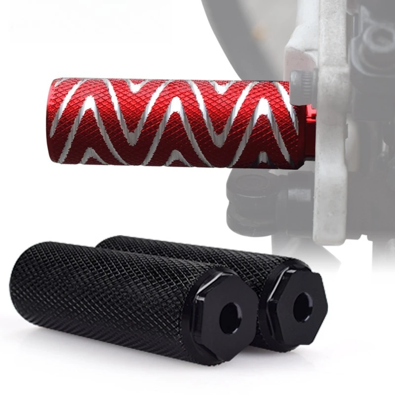 Pedales traseros Bazooka alargados para bicicleta aleación aluminio