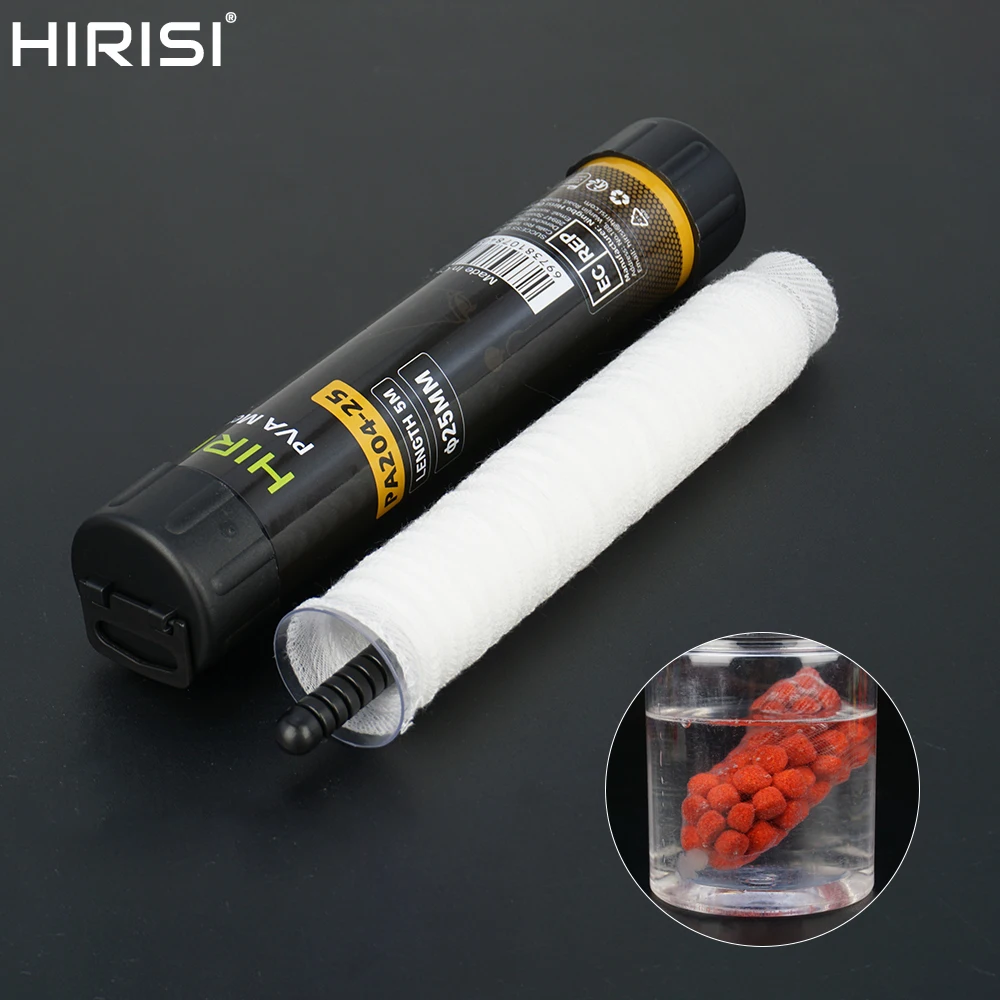 Malla PVA en tubo para cebo de carpa