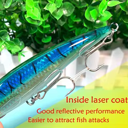 Señuelo Minnow Testar 140mm – Flotante para Lubina y Atún
