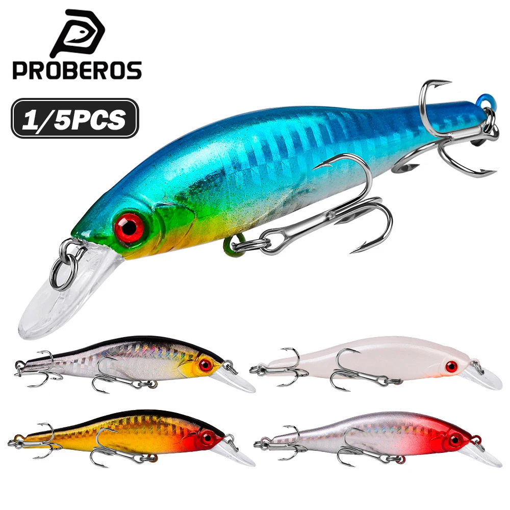 Proberos Wobbler hundible Minnow para lubina con acción - imagen 2