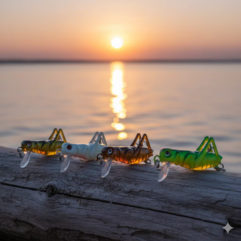 Crankbait Grillo – Señuelo imitación de insecto para lubina y trucha - imagen 4