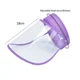 Mascarilla facial transparente antivírica gorro protector antisalpicaduras - imagen 2