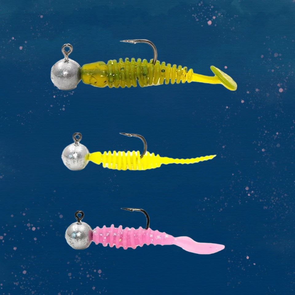 Anzuelo jig head MUKUN visto de frente