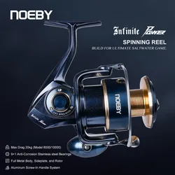 Noeby Infinite Power 5000H/6000H/8000H/10000H Spinning Agua Salada
