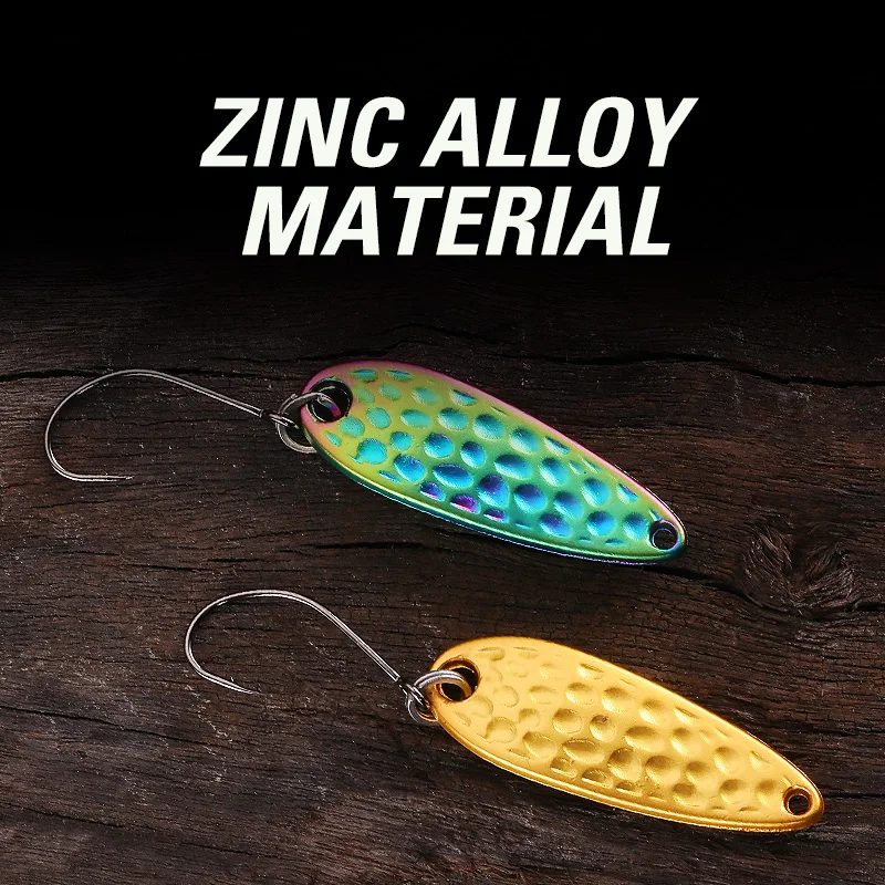 Señuelos cuchara metálicos para jigging de trucha, lucio y lubina - imagen 5