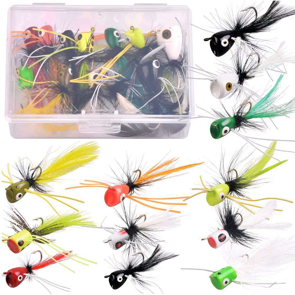 Poppers Topwater de espuma para lubina, trucha y salmón - imagen 5