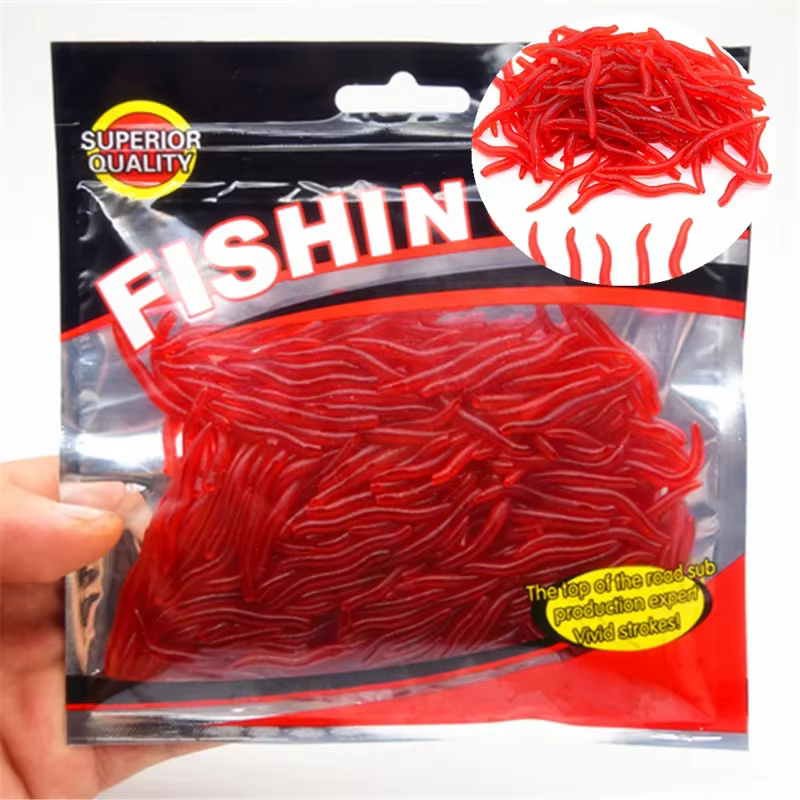 Gusano Rojo Salado para Carpa – Señuelo Cebo con Aroma Atrayente - imagen 3