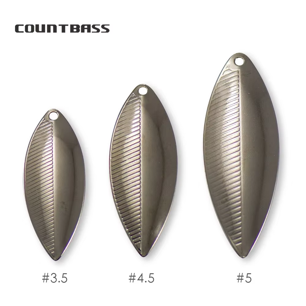 COUNTBASS Cuchillas giratorias Willowleaf – Acero para señuelos - imagen 3