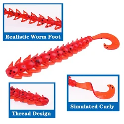 Swimbait Millipede – Vinilo para lucio