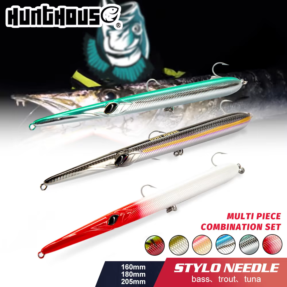 Hunthouse Señuelo Stickbait Stylo con aguja – Lápiz fundición larga - imagen 4