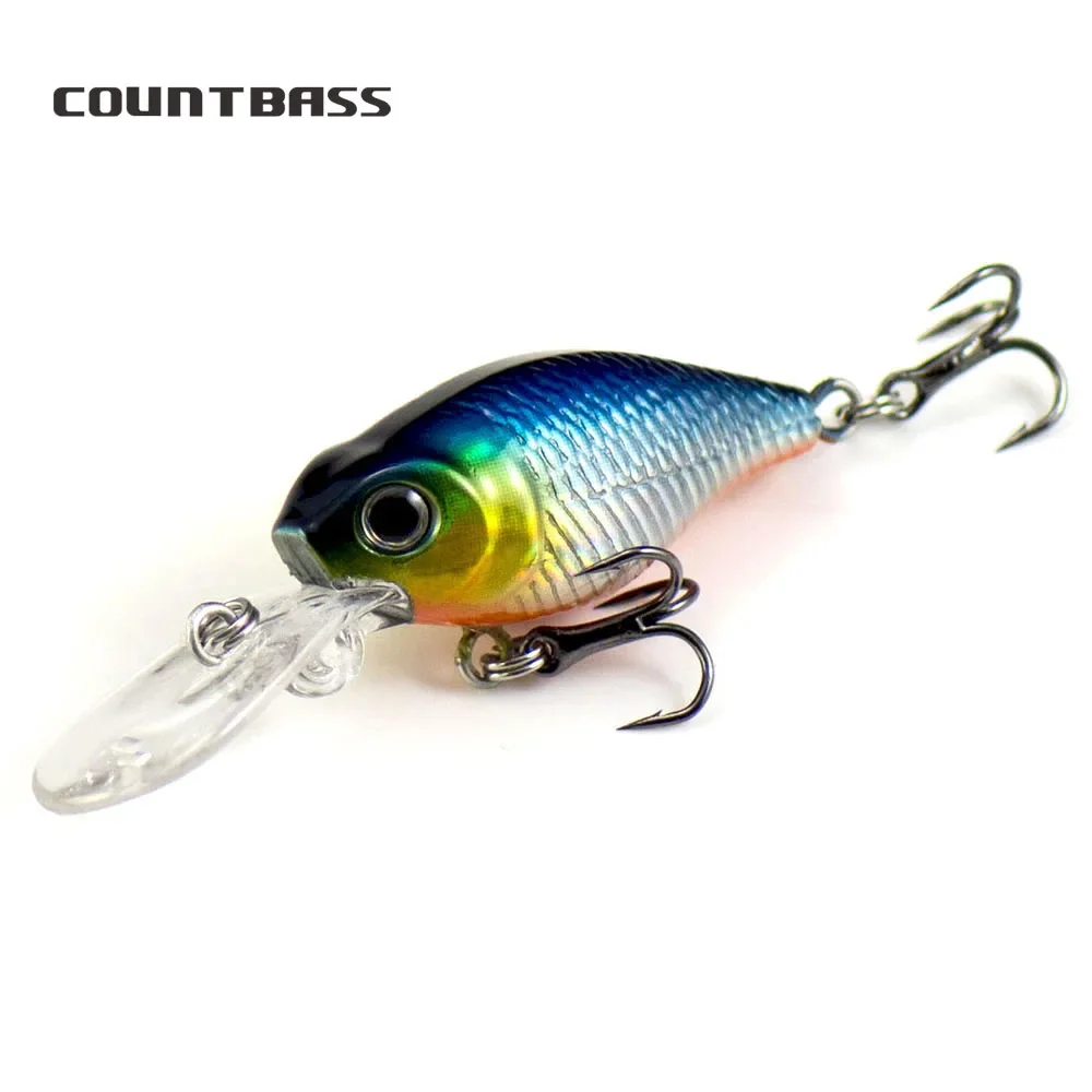 Countbass Wobbler Crankbait plástico duro tipo pez agua dulce - imagen 2