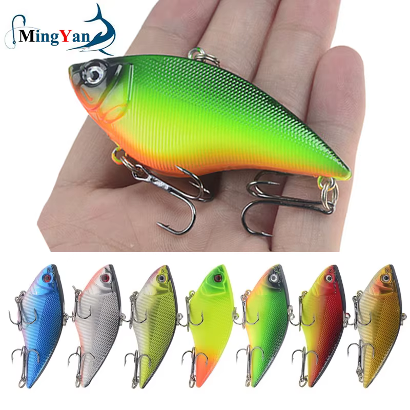 Señuelo VIB 7cm 16g Triple anzuelo Bass Pike - imagen 5