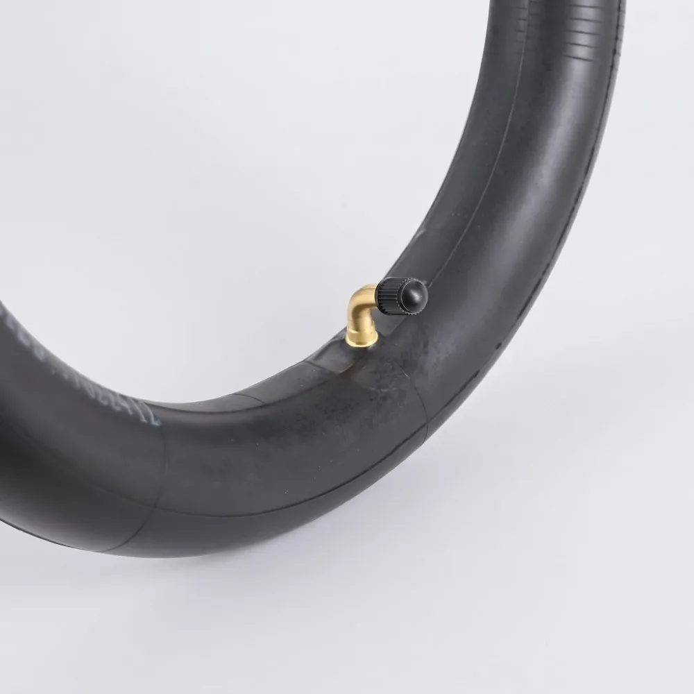Cámara de aire butilo negra con válvula doblada para scooter - imagen 2