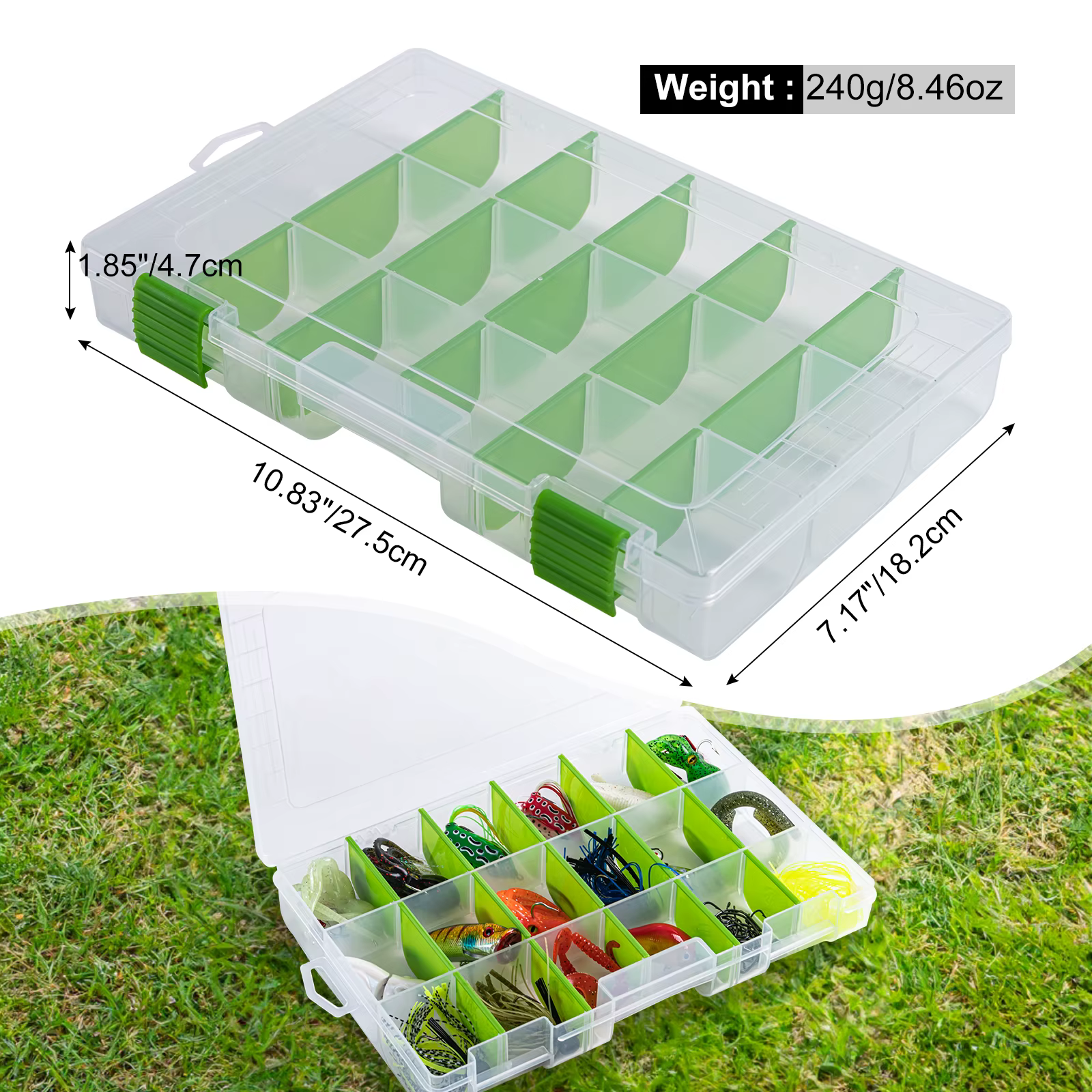 Goture Estuche impermeable para aparejos – Organizador de anzuelos - imagen 4