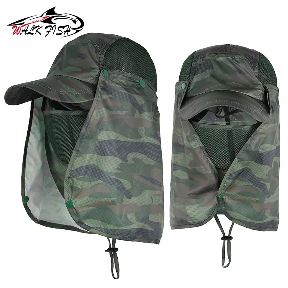 Gorra de pesca Walk Fish – Protección UV antiviento transpirable