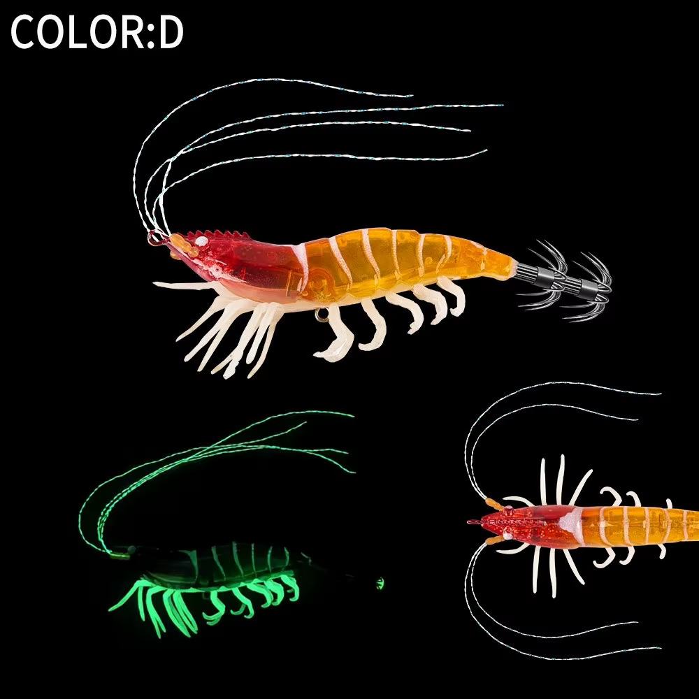 Webfoot Señuelo Camarón Luminoso 80mm para Calamar